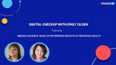 Brenda Schmidt, head of enterprise growth at Redesign Health and Emily Olsen